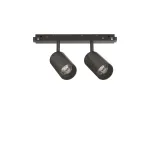 Pakabinamas &scaron;viestuvas Ideal Lux Dvigubas Magnetinis &scaron;viestuvas Montuojamas Į Bėgelį Ego Track Double 16W 3000K Bk