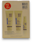 &bdquo;Tobulos apimties&ldquo; rinkinys Marlies Moller: kasdienis plaukų apimties didinimo &scaron;ampūnas, 100 ml + pakeliamasis plaukų kondicionierius apimčiai, 100 ml + apimties didinimo plaukų lakas formavimui, 30 ml