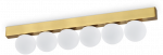 Lubinis &scaron;viestuvas 18W LED pavir&scaron;inis &scaron;viestuvas PING PONG, žalvario sp., 3000K