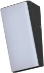 10W LED sieninis fasado &scaron;viestuvas FAMA 3K, juodas, 3000K