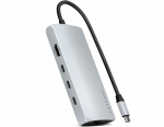 SATECHI USB-C MultiPort Adapteris 8K su Ethernet V3 - Sidabrinis