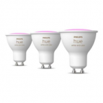 Philips Hue Smart Spotlight, 3vnt pakuotė | GU10 | 4,2 W | Baltas ir spalvota &scaron;viesa