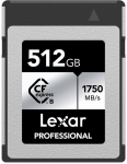 Atminties kortelė LEXAR CFEXPRESS PRO Sidabrinis SERIE R1750/W1300 512GB