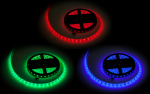 LED eilutė 5m Rebel (300x5050 SMD) RGB, atspari vandeniui, 12V