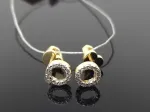Best Diamonds Geltono aukso auskarai su briliantais Praba: 585