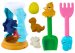 Lean Toys Smėlio Žaislų Rinkinys su Dinozaurais