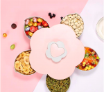 Gėlių formos serviravimo indas, rožinis