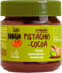 Ekologi&scaron;kas pistacijų ir kakavos kremas su cukranendrių cukrumi, 190 g, SUPER FUDGIO