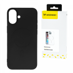 Wozinsky silikoninis Magsafe Magnetic Samsung Galaxy S25 Ultra - dėklas telefonui juodos spalvos