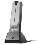 TP-Link BE6500 didelio stiprinimo trijų dažnių &bdquo;Wi-Fi 7&ldquo; USB adapteris. GREITIS: 2882 Mbps esant 6 GHz dažniui + 2882 Mbps esant 5 GHz dažniui + 688 Mbps esant 2,4 GHz dažniui. SPECIFIKACIJOS: 2 &times; didelio stiprinimo i&scaron;orinės antenos, USB 3.0, stovas  ...