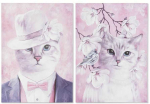 Plakatas Drobė DKD Home Decor Pu&scaron;is Drobė 50 x 1,8 x 70 cm