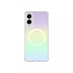 AmazingThing Minimal Mag dėklas su Magnetic Ring skirtas Samsung Galaxy S25 Edge - Iridescent