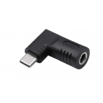 DC 5.5/2.5 mm + ki&scaron;tukas į USB Type-C adapteris - Lizdas kintamosios srovės adapteriui - Akyga AK-ND-D06