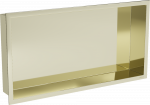 Mexen X-Wall-R įleidžiama sieninė lentyna, 60x30 cm, Gold