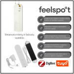 I&scaron;manusis roletų ir žaliuzių valdiklis Feelspot BDM01ZB Zigbee, Tuya