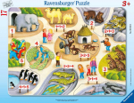 Dėlionė puzzle ravensburger frame 17 pieces reading 5