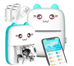 Ne&scaron;iojamas terminis spausdintuvas su 5 spausdinimo popieriai happy people DU-10