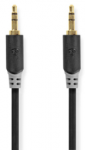 Nedis Stereo Audio kabelis jack 3.5 mm (M) - jack 3.5 mm (M) 0.50 m juoda