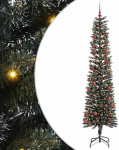 Dirbtinė Kalėdų eglutė Žalia 210 cm PVC, plastikas ir plienas