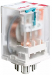 Relpol A00012 Pramoninė relė 4P 12V DC AgNi R4N-2014-23-1012-WTL A00012