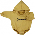 Baby Sweatpants with hood Koala Dreamer mustard, size 62 (3-6m), 62 (3-6m)