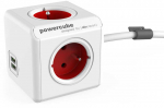 Prailgintojas - Allocacoc PowerCube Extended USB 4 Sockets 2 USB 2.1A