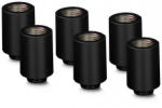 Thermal Grizzly DeltaMate Extender Fitting - MF28, juodas, pack of 6