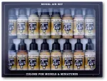 Vallejo Vallejo: 71.208 - Model Air - Vokietijos II pasaulinio karo Europa ir Afrika (16 x 17 ml)