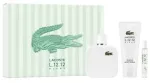 Lacoste Eau L12,12 Blanc Eau De Toilette, 100 ml Gel Ducha Miniatura