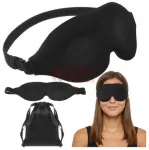 3D miego kaukė unisex juoda