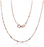 Diamond Sky Jewelry Itali&scaron;ka raudono aukso grandinėlė &bdquo;Singapore II&ldquo;