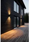 Solar Plus Fasadinė armatūra Milo G2 XL II Juoda, DIP-Kelvin 3000K/4000K, 1240-1880lm, sklaidos kampas 40&deg;, 12-18W, IP65, IK06. Fazių reguliavimas (galinis kra&scaron;tas).