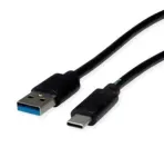 Kabelis USB Digitus USB-A - USB-C 3 m Juodas