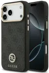 Dėklas Guess 4G Strass Logo MagSafe do iPhone 18 Pro Max / 17 Pro Max juoda