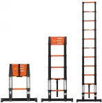 VEVOR Teleskopinės kopėčios 322 cm, vieno mygtuko nuleidimas