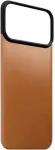 Dėklas Nomad Magnetinė odinė nugarėlė, balno spalvos (Horween), Magsafe - iPhone 18 Pro Max/17 Pro Max