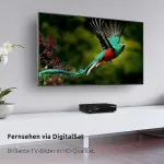 Televizorius Technisat Hd-s 210 Compact Hd palydovinis imtuvas (dvb-s/s2, Hdmi, Usb medijos grotuvas, i&scaron; anksto įdiegti siųstuvai, miego laikmatis, nuotolinio valdymo pultas) juodas