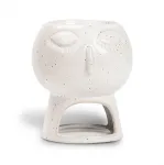 Keraminis baltas aromaterapinis židinys 8,4 cm &ndash; tealight žvakėms, aliejams