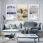 Chimosheji Melanie Martinez muzikos albumo plakatas drobės sienų dekoravimas kambario puo&scaron;mena Aest 3 vnt.
