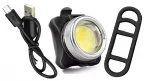 Dviračio žibintas priekinis galinis cob led baltas raudonas usb