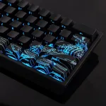 Klaviatūra Redragon Sunzit 61 klavi&scaron;ų Pbt Cherry profilio klaviatūros dangteliai