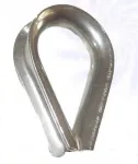 Marinetech Nerūdijančio plieno troselio kilpa 8mm A4 Art. 8247