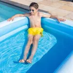 Didelis pripučiamas sodo &scaron;eimos baseinas 300x175x51
