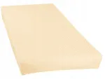 Małe Duże paklodė su guma minky storas kreminis čiužinys 80x200cm nesivelia