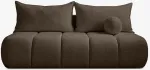Mebel Elite I&scaron;skleidžiama sofa SARIA, 207 cm, rudos spalvos