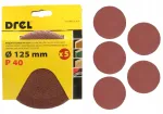 &Scaron;lifavimo diskai P40 &scaron;lifavimo popierius &scaron;lifuokliui 125 mm velcro diskas 5x