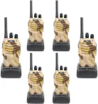 PNI PMR R40 CAMO 0,5W ne&scaron;iojamų radijo stotelių rinkinys, 16 kanalų, 50 CTCSS ir 104 DCS tonai, ASQ, TOT, monitorius, 6 vienetų komplektas
