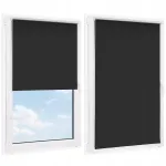 Mardom užtemdantis termo roletas su įtempikliu, dydis 88,5x215 cm, juodas, Thermic