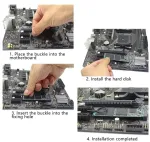 Young Wolf 25 vnt. Pc pagrindinės plok&scaron;tės varžtai M.2 Ssd Nvme varžtų montavimo rinkinys, suderinamas su Asus pagrindinėmis plok&scaron;tėmis su varžtu ir atsuktuvu, kompiuterio dalys