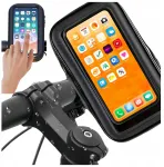 Universalus vandeniui atsparus telefono laikiklis dviračiui, lengvai montuojamas i&scaron;maniajam telefonui